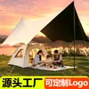Tienda de campaña de vinilo negro para camping al aire libre, al por mayor, en stock, protección solar, fácil de montar, montaje rápido, nuevo modelo 2026