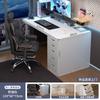 Escritorio de Computadora Habitación de Niñas Escritorio de Escritorio Hogar Blanco Mesa de Juegos Escritorio Simple Moderno Estilo Crema Mesa