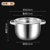Bacia de Banha de Aço Inoxidável com Duas Alças Grande Capacidade Tambor de Armazenamento de Óleo Bacia Tambor de Óleo com Tampa Cozinha Grande Tanque de Banha com Filtro