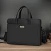 Bolso de Mano Horizontal de Lona Oxford Paul para Hombre de Gran Capacidad Casual de Negocios Bolsa para Información y Computadora Maletín para Hombre