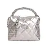 Bolso Tote Acolchado Estilo Chanel Vintage con Cadena 2026 Nuevo Bolso para Mujer Versátil para el Trabajo Bolso tipo Cubo para Hombro