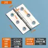 Bisagra Pequeña de Acero Inoxidable 304 Bisagra Plana Bisagra para Puerta de Gabinete y Ventana 1 Pulgada 1.5 Pulgadas 2 Pulgadas 3 Pulgadas 4 Pulgadas Bisagra Plegable con Núcleo de Acero