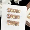 León Dorado Atrae Fortuna, Uñas Portables Puras Hechas a Mano, Arte de Uñas Despertar del León, Cuentas de Cristal Dorado, Arte de Uñas de Fuegos Artificiales Pintado a Mano, Estilo Corto, Lindo
