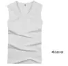 Camiseta regata masculina 40 fios de algodão penteado, Roupa íntima 100% algodão, Camiseta de baixo esportiva, Roupa íntima 100% algodão, Camiseta de alças largas para base, Primavera e Verão