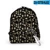 Mochila Nova de Verão 2021 com Estampa Mori em Tecido Oxford para Homens e Mulheres com Impressão Digital 3D Suporta Atacado