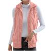 Chaleco sin mangas de Jacquard Engrosado de Doble Cara de Forro Polar para Mujer, Top Deseo de Comercio Exterior de Estación Independiente Otoño e Invierno 2024 Nuevo en Amazon