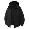 Chaqueta de Montañismo Tres en Uno Desmontable Impermeable y a Prueba de Viento, Repelente al Agua, con Capucha, Unisex, Impermeabilidad 8000mm