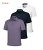 Camiseta de manga corta con solapa transpirable de secado rápido, unisex para verano, conjunto de 3 piezas para actividades de equipo al aire libre y ocio