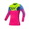 Nova Roupa de Downhill com Design de Cabeça de Raposa, Roupa para Ciclismo Outdoor, Roupa Respirável que Absorve Suor e Seca Rápido para Corridas de Motocicleta Off-Road