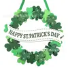 Popular St Transfronterizo. Decoraciones de Madera Colgantes de Trébol para el Día de San Patricio para el Hogar, Granja, Porche