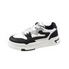 Zapatos Casuales de Lona Deportivos Negros con Suela Gruesa Blancos para Mujer con Faldas 2025 Nuevos de Verano Versátiles Zapatillas Deportivas