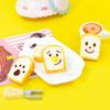 Galleta de pan pescado grueso quemado comida miniatura y juego resina accesorios diy accesorios para casa de muñecas decoración de cocina pegatinas para refrigerador