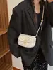2026 elegante novo fecho de pressão corrente com padrão de diamante casual bordada pequena bola de ouro moderna bolsa feminina quadrada pequena de ombro e transversal