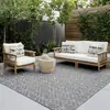 Alfombra Clásica Geométrica de 6x9 Pies Personalizable para Patio Exterior, Ligera y Fácil de Transportar, Alfombra Exterior para RV
