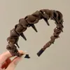 Diadema de corona alta para mujer, nuevo modelo 2026, diadema para el cabello de mujer para uso diario, diadema para lavarse la cara, accesorio para el cabello antideslizante