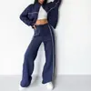 Moda Femenina Nueva Otoño 2026: Estilo Europeo y Americano, Elegante Top para el Trabajo, Sudadera de Manga Larga de Color Sólido, Ajuste Holgado Casual