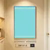 Arte de pared para dormitorio inspirado en la dopamina, decoraciones para sala de estar y recibidor, arte de pared magnético de acero inoxidable, imanes para refrigerador, arte de pared para fotos