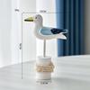Ornamentos de Pedaço de Árvore em Estilo Mediterrâneo Aves Marinhas para Casa, Mesa, Armário de TV, Quarto Infantil, Decorações em Estilo Oceânico, Presentes Criativos