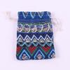 Bolsa de algodón y lino con cordón, bolsa de algodón estampada, bolsa repelente de mosquitos de medicina herbal china, bolsa de algodón con cordón, venta al por mayor