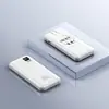 Fuente de Alimentación Móvil Pd22.5W Carga Súper Rápida Enchufe de Pared Ac 10000 Mah Power Bank Ultra Delgado Portátil con Cable Incorporado