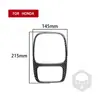 Adequado para Honda S2000 00-09 conjunto completo de adesivos decorativos para painel de levantamento de vidro para modificação interna em fibra de carbono