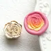Nueva Serie de Plantas y Flores en Relieve Sello de Cera Sello de Metal Cabeza Rosa Diente de León Tulipán Diario Cabeza de Cobre