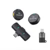 Novo Microfone de Lapela Sem Fio M1 com Botão Redondo, Cancelamento de Ruído, Fixação Magnética, Microfone Pequeno para Transmissão ao Vivo, Reverb, Portátil