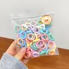Popular Diadema Colorida Nuevo Estilo 2025 Gomas para el Cabello de Niñas Banda de Goma Alta Elástica Duradera para Bebés Niños Niñas Pequeñas