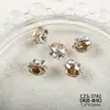 Decoraciones Brillantes para Uñas con Acabado, con Pedrería de Cristal de Alta Calidad con Forma de Huevo de Paloma, Pedrería con Forma de Azúcar Hielo y Pequeños Accesorios para Uñas Portátiles