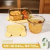 Lonchera de Vidrio Xilekou, Apta para Microondas, Lonchera de Vidrio de Borosilicato de Grado Alimenticio para Trabajadores de Oficina