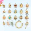 Accesorios de Oro Antiguo con Cuentas Estilo Nepalés Artesanía de Oro Arena DIY Joyería Pulsera Cuerda de Mano Accesorios Cuentas Separadas Cuentas Sueltas