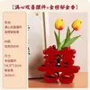 Itens decorativos com tema de casamento, incluindo ornamentos 3D de "felicidade dupla", uma coleção abrangente de artigos para noivado e decorações para o quarto de noiva, quarto e sala de estar, perfeitos para arranjos de mesa de casamento