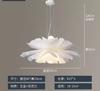 Lustre de Flores Criativo Minimalista Escandinavo Designer Dinamarquês Loja de Roupas Restaurante Quarto Pinha Quente LED Economia de Energia