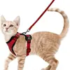 Productos para Mascotas Correa de Pecho Transpirable para Gatos Reflectante Anti-rotura Correa para Caminar Gato Libre Correa para Gato Correa de Pecho para Perro Pequeño