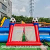 Mini Parque de Fútbol Inflable, Diseño Seguro de Cerramiento Suave, Equipo de Juego Interactivo Familiar