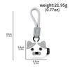 Llavero Colgante de Cuero de Dibujos Animados Lindos Colgante para Coche Bolsa Forma de Animal Mascota Regalo Creativo de Navidad