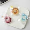 3 Pacotes Novo Conjunto de Anéis de Cabelo Cor de Gel Tipo Fio de Telefone Alta Elasticidade Sem Marcas Combina com Tudo Acessórios de Cabelo Doces Elástico de Cabelo Mulheres