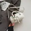 Bolsa Satchel Estilosa de Aparência Sofisticada, Bolsa Almofada para Mulheres, Novo Estilo Verão 2025, Nicho, Cor Lisa Simples, Bolsa de Ombro Único Transversal