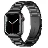 Adecuado para Correas de Apple y Huawei Watch, Banda de Acero Sólido Universal de Tres Piezas, Correa de Reloj iWatch, Samsung Watch7