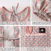 Nuevo Peto de Lona Delantal para Mujer Hogar Cocina Cocina Cintura Lindo Ropa de Trabajo Ropa Exterior Anti-Manchas Resistente al Desgaste Manga Larga