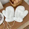 Guantes de Peluche Personalizados de Fábrica Invierno Cálidos A prueba de Viento Guantes de Esquí Deportes Ciclismo Dedos Completos
