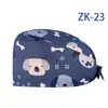 Gorro quirúrgico para mujer, gorro de algodón estampado, gorro para sala de operaciones de doctor, gorro de enfermera, gorro de luna, gorro para casa, gorro de chef tipo cúpula