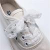 Cordones de Encaje Especiales, Zapatos de Lona Personalizados y Modernos, Cordones Elásticos Negros, Blancos y Camel