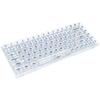 Teclado mecánico silencioso k840 transparente hot-plug personalizable RGB para juegos e-sports con cable