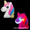 Flor de zapato de unicornio Desmontable Luz LED DIY Zapato con agujeros para niños con decoración de luz Zapato luminoso Accesorios luminosos