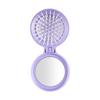 Mini Peine Pequeño para Niños Peine con Espejo Especial para Niñas Peine con Cojín de Aire Mini Portátil Plegable Peine de Peluquería para Dormitorio de Estudiantes
