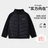 Forro de Jaqueta de Penas Infantil para Meninas, Casaco de Penas de Pato para o Inverno, Uniforme Escolar Quente para Crianças Maiores, Camada Interna de Penas de Pato para Meninos