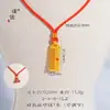 Loja de ouro Puzuo com ouro areia ouro casamento ouro tesoura pingente colar nova moda chinesa corrente de suéter tecida