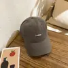 Gorra Negra Bordada ins Marca de Nicho de Moda Verano Fina Transpirable Suave Superior Gorra de Béisbol para Hombres