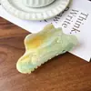 Mini Pinza de Garra Iridiscente Estilo Coreano Sensación de Alta Gama Orejas de Gato Pinza de Garra Trasera Pinza para el Cabello Pinza de Tiburón Tie-Dye Pinza Versátil para el Cabello